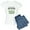 With Blue Strpe Pant, variant on CafePress - Pickles Happiness Women's Light Pajamas - Women's Short Sleeve Print T-Shirt and Pants Light Cotton Pajama Set