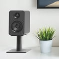 thumbnail image 2 of Kanto SP6HD Pair of 6" Desktop Speaker Stands with 30-Degrees of Swivel and Mounting Screw, Black, 2 of 8