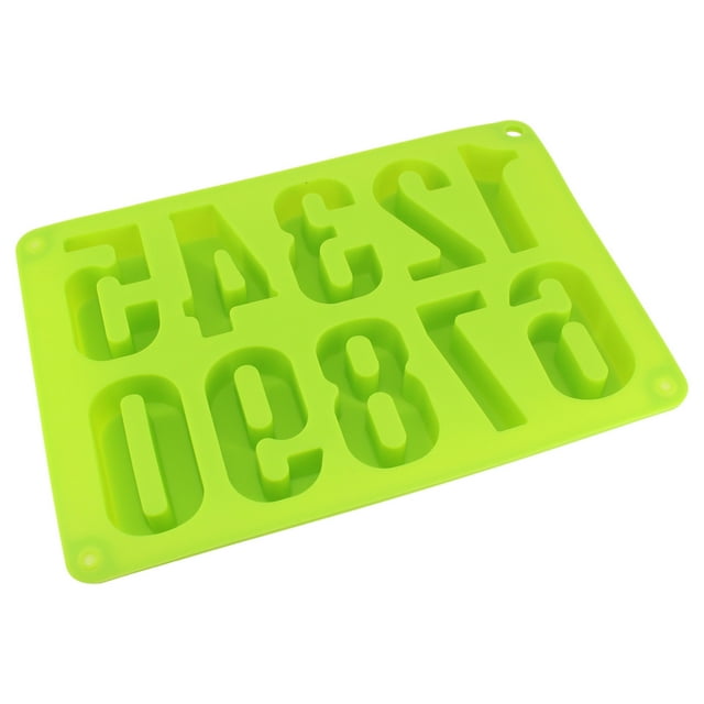 Agiferg Perfect Number Shape Cake Molder Silicone Digital Cake Mold Cake Numbers Shape