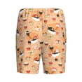 thumbnail image 7 of Daiia Funny Sushi Mens Woven Stretch Pajama Short,Short Pajama Pants-X-Large, 7 of 7