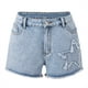 thumbnail image 5 of Pantalones cortos de cintura alta con estampado de estrellas para mujer - Pantalones cortos de verano holgados y casuales - XS-XL, 5 of 8