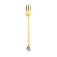 thumbnail image 1 of TIMIFIS Dinner Service Home Christmas Decorations Metal Coffee Fork Stirring Spoon Christmas Table Decorations New Year Kitchen Gadgets, 1 of 1