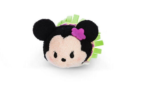3.5" New Minnie 2nd Anniversary Birthday Cake Soft Tsum Tsum plush Toy Doll Gift 