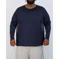 thumbnail image 2 of Real Essentials 3 Pack: Men’s Big & Tall Tech Stretch Long-Sleeve & Short-Sleeve Dry-Fit T-Shirt (3XT-5XT), 2 of 5