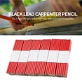 thumbnail image 4 of Lápiz De Carpintero De Madera De 72 Piezas Lápiz Octogonal De Color Rojo Brillante Herramienta Práctica De Marcado De Carpintería Con Diseño De Escala Para Carpintero De Medición De Carpintería Speravity TO004957-00, 4 of 7
