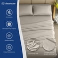thumbnail image 2 of Juego de sábanas DREAMCARE Queen, 4 unidades, refrigerantes, 100% microfibra, 2 of 8