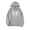 LL7-Gray, variant on Girls Full Zip Hooded Jacket, Long Sleeve Loose Sweatshirt, Heart Spider Web Graphic Outerwear with Kangaroo Pockets for Big Girls, Sizes 5-14 Years & Plus