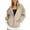 Beige, variant on Pavied Essentials Hoodie Long Sleeve Tops Women's Zip Up Hoodies Casual Track Jackets With Pockets Oversized Hoodie Fall Outfits Navy XL