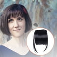 thumbnail image 3 of Blekii 100% Human Hair Lady Bangs - Clip-In Extensions, Suitable for All-Year Use, 3 of 5