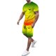 thumbnail image 1 of Playeras De Compresión Para Hombre, Conjunto De Dos Piezas De Camiseta Y Pantalones Cortos De Manga Corta Con Estampado Completo De Alemania Para Hombre Y Conjunto De Camisa Y Pantalón Corto., 1 of 4