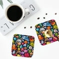 thumbnail image 5 of Bingfone Vintage Underwater Diving Animals Leather Drinks Coasters With Set Of 6,Suitable For Home Kitchen,Coffee Cup Coasters Home Gift, 5 of 9