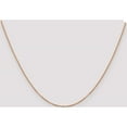 thumbnail image 2 of 14K Rose Gold Jbsp's 1.1mm Flat Cable Chain (18 X 1.1) Made In Italy 7167-18, 2 of 5