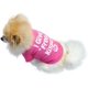 thumbnail image 3 of Ropa de verano para perros, bulldog francés, gato, ropa de verano para perros, abrigo bonito, ropa para gatos, ropa para mascotas, rosa, rojo, L, código, 3 of 5