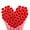 Red, variant on 50pcs Heart Shaped Pink Straws 8mm Individually Wrapped Disposable Drinking Straws for Galentine's Brunches,Cocktail, Birthday Parties, Pastel Weddings & Bridal Shower Decorations
