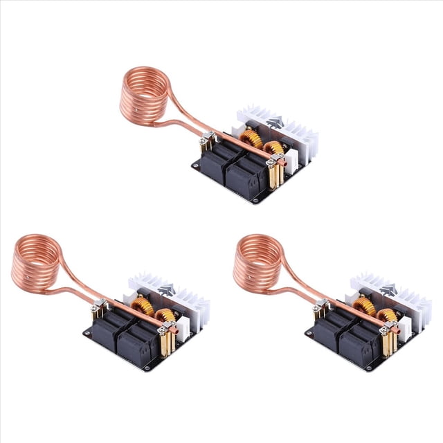 3X 1000W 20A 53V ZVS MóDulo de Placa de Calentamiento por InduccióN de Bajo Voltaje Calentador de Controlador Flyback DIY