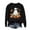 Black-Halloween Shirts, variant on Jsaierl Womens Halloween Sweatshirts Cute Pumpkin Ghost Graphic Sweatshirt Trendy Crewneck T-shirt Long Sleeve Holiday Pullover Tops Halloween Costumes