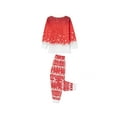 thumbnail image 6 of Christmas Family Pajamas Casual Long Sleeve Baggy T-shirt Top And Elastic Pants Matching Set Sleepwear Loungewear, 6 of 10