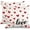 White, variant on Valentines Day Pillow Covers 18x18 Inch Set of 2, Red Hearts Love Farmhouse Decorative Throw Pillowcases for Home Sofa Couch Cushion Decoration GW02-18