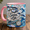 Black, variant on Swimmer Mug 3D Effect Blue Wave Swim Life Coffee Cup Gift for Swim Team Coach