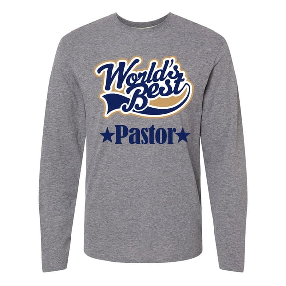 Inktastic Pastor Gift Thank You Appreciation Long Sleeve T-Shirt