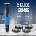 thumbnail image 4 of Barbasol All-in-One Grooming Set for Men, 16-Piece Beard and Body Trimmer Kit with Nose and Ear Hair Trimmer, 5 Guide Combs, Manicure Tools and Travel Bag, 4 of 10