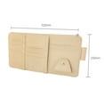 thumbnail image 5 of Xinyolin Visor Storage Pouch - Multi-purpose Large Capacity Slim Fit Car Document Organizer Storage Pocket for SUV, 5 of 8