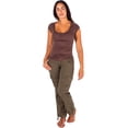 thumbnail image 2 of Notus Women's Casual Cargo Pants with Pockets - Military Army Hiking Combat Tactical Work Trousers in Cotton Olive XL, 2 of 7