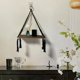 thumbnail image 2 of Ohmyroo Bohemian Style Hand-Woven Wall Hanging Planter Shelf with Tassels, Macrame Plant Holder for Living Room, Balcony, and Homestay Decor, 2 of 6