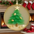 thumbnail image 3 of GBAYXJ Household pendant Christmas Tree Ornament Handmade Sea Glass Christmas Tree Hanging Decorations Christmas Pendants Decor With Rope For Sea Lovers Xmas Tree (1PCS ), 3 of 4