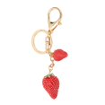 thumbnail image 4 of Friut Keychain, Bright Color Cute Safe Portable Strawberry Keychain  For Office Work For Women, 4 of 8