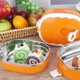 thumbnail image 3 of Hot Food Container Rectangular Insulation Box Stainless Steel Lunch Box Food Storage Container Children's Hot Food Insulation Box, 3 of 3