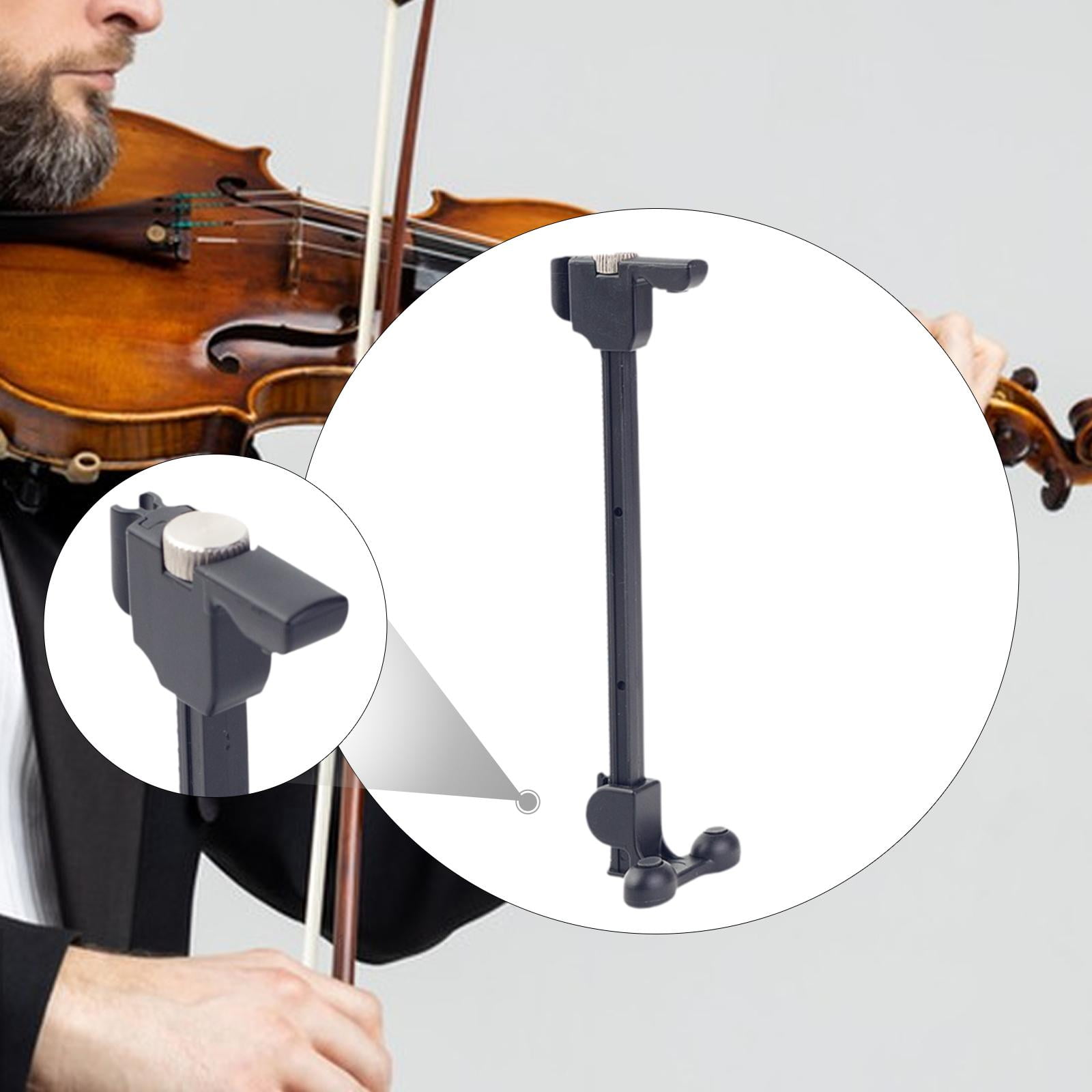 LeeQinersw Instrument Condenser Microphone Stand Clip for Clear Sound Stage Performance Cello
