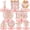 60th-rose Gold Pink, variant on 9 Pcs 80th Birthday Decoration for Women Happy 80th Birthday Table Honeycomb Decorations Rose Gold Pink Centerpieces Tables Toppers1946 Decor Cheers to 80 Years Old Birthday Party Favors