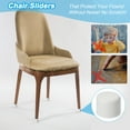thumbnail image 4 of Tapas de patas de silla de goma Uxcell 7/8" protectores de patas de muebles antideslizantes 16 piezas, 4 of 7