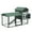 Green, variant on PawHut 84" Chicken Coop Wooden Hen House Rabbit Hutch Poultry Cage Pen Outdoor Backyard with Nesting Box and Run, Green