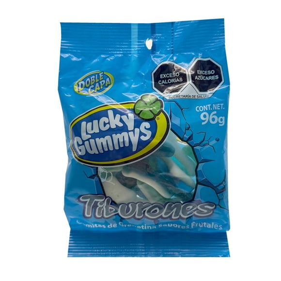 Gomitas Lucky Gummys Tiburones 96 g