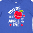 thumbnail image 4 of Inktastic Youre the Apple of My Eye Valentine Pun with Cute Apple Boys or Girls Baby T-Shirt, 4 of 5