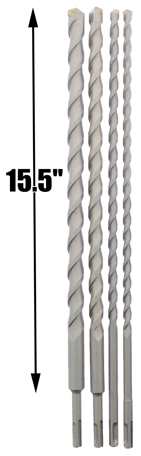 Erie Tools 20 Piece SDS Rotary Hammer Concrete Masonry Carbide Tipped Drill Bit Set fit Milwaukee® Hilti® Bosch®