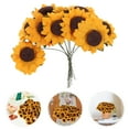 thumbnail image 1 of Raindrops 100Ud Ramo De Girasoles Artificiales Con Lentejuelas Para De En Bodas Color Multi, 1 of 4