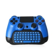 PS4 Wireless Gaming Keyboard - 2.4G RF Keyboard for PS4 Original/PS4 Slim | Compact Design, Easy Pairing, Compatible with DualShock 4 Controllers for Chat, In-Game Typing & Media Navigation