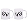 thumbnail image 1 of ThisWear Ocean Themed Gifts for Men Nautical Anchor Crest Cruise Gifts for Women Retirement Gifts Adventure Gifts 11 ounce 2 Pack Coffee Mugs, 1 of 4