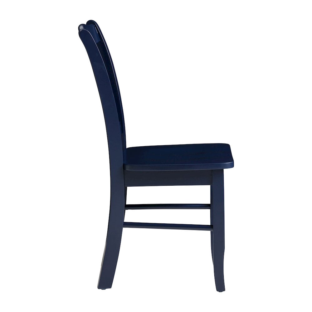 Boraam Shaker Dining Chairs, Set of 2 – Navy Blue Finish