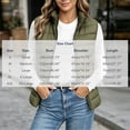 thumbnail image 6 of Puffer Vest for Women Zipper Lightweight Cropped Vest Fashion Stand Collar Sleeveless Jackets Outdoor Packable Winter down Outerwears, 6 of 8