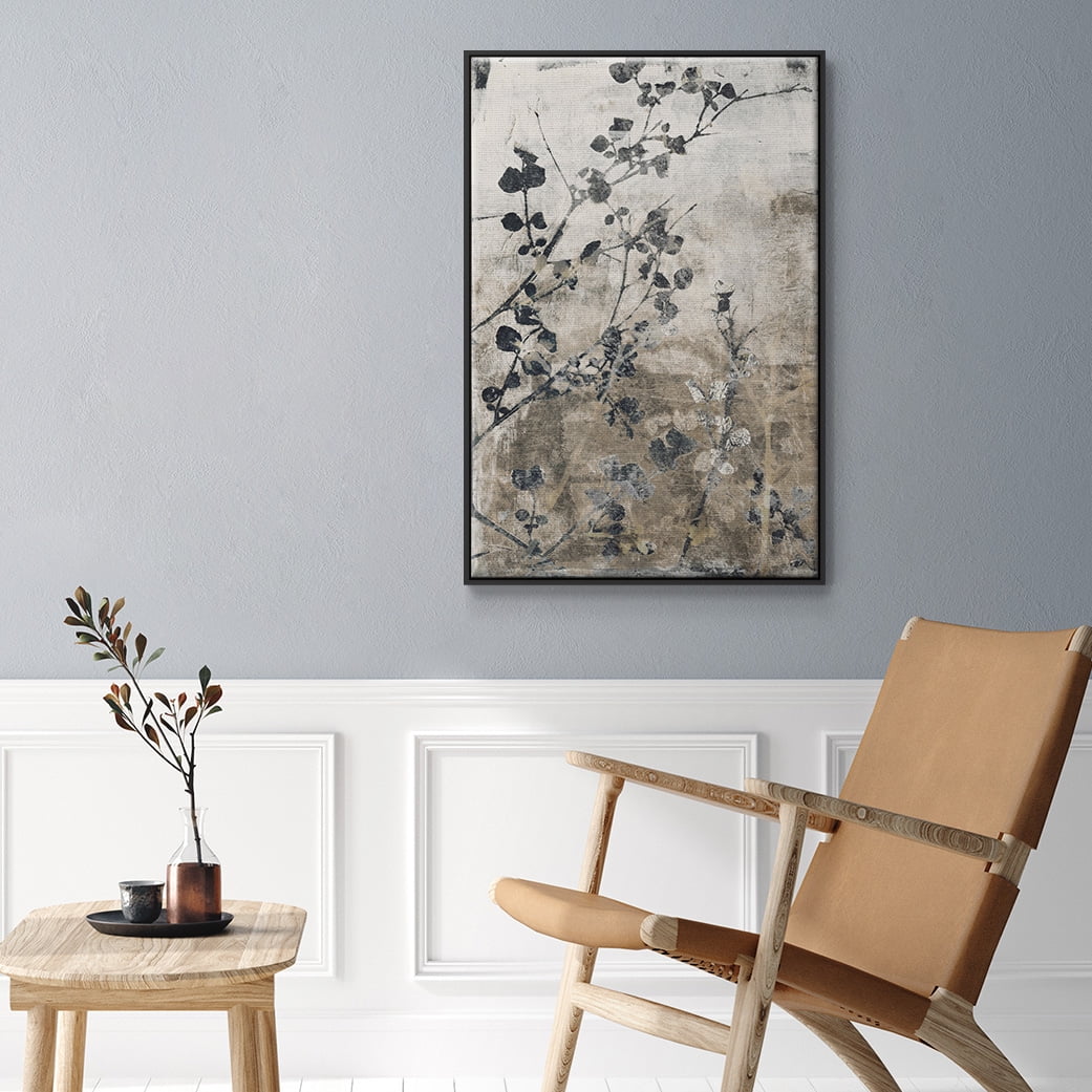 Boundless VII Framed Premium Gallery Wrapped Canvas - Ready to Hang - 27 x 41 - Black Floating Frame