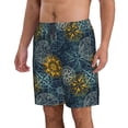 thumbnail image 2 of Goofa Vintage Compass Printed Mens Swim Trunks Summer Quick Dry Short Beach Swimwear Bathing Suits-3X-Large, 2 of 9