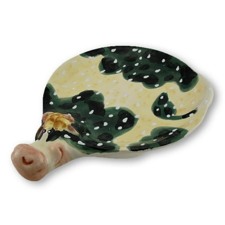 Ceramic Smiling Cow Decorative Plate