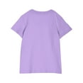 thumbnail image 5 of Miluxas Summer Tops for Girls Bow Graphic Crew Neck Short Sleeve Shirt Casual Loose Fit Workout Blouse Tee Purple 7 Years, 5 of 8