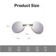 thumbnail image 6 of Three Color Retro Round Clip on Nose Glasses, 3 Color Retro Round Clip On Nose Glasses, Unisex, 6 of 7