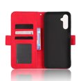 thumbnail image 4 of Case for Samsung A24 4G Cover Adjustable Detachable Card Holder Magnetic closure Leather Wallet Case-Red, 4 of 6