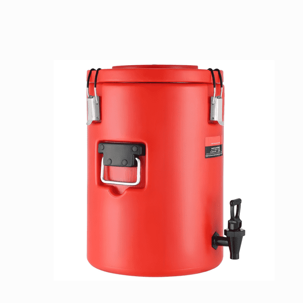 4.5 Gallon Stainless Steel Insulated Beverage Dispenser, Thermal Hot & Cold Drink Server with Spigot Handle, Food-grade, for Restaurant & Drink Shop